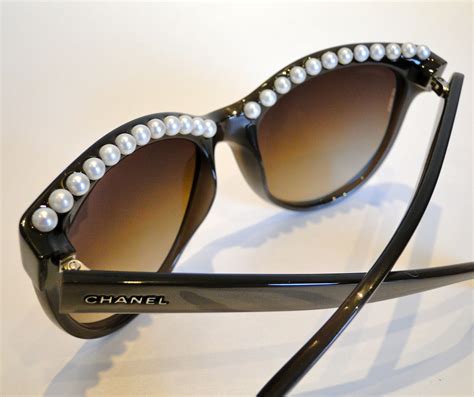 chanel sunglasses pearl logo|authentic chanel sunglasses sale.